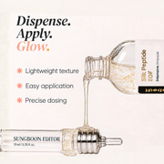 Silk Peptide EGF serum dispenser and application